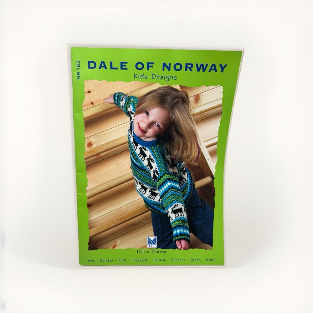 Dale of Norway 163 Kids Designs Ages 2 to 12 years Knitting Pattern Book